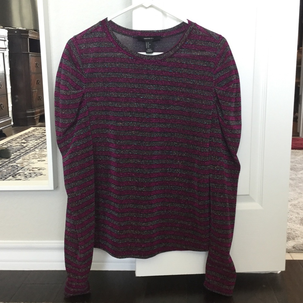 Sparkle Puff Sleeve Shirt